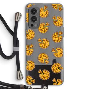 You Had Me At Pizza: OnePlus Nord 2 5G Transparant Hoesje met koord