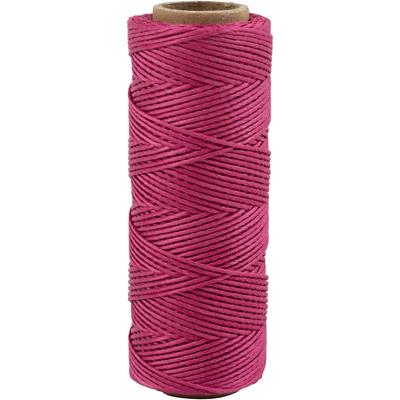 Creativ Company Bamboekoord, dikte 1 mm, donkerroze, 65 m/ 1 rol