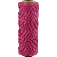 Creativ Company Bamboekoord, dikte 1 mm, donkerroze, 65 m/ 1 rol