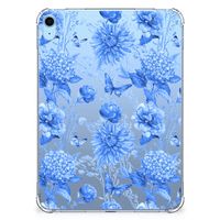 Siliconen Hoesje voor iPad (2022) 10.9 Flowers Blue