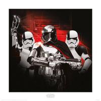 Kunstdruk Star Wars: The Last Jedi Stormtrooper Team 40x40cm - thumbnail
