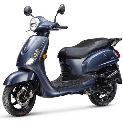 Sym Fiddle 2 Blauw - Verbrandingsmotor Scooter