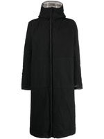 Boris Bidjan Saberi reversible padded coat - Noir