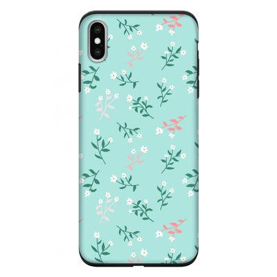 Small white flowers: iPhone XS Max Tough Case