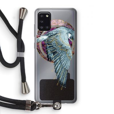 Golden Falcon: Samsung Galaxy A31 Transparant Hoesje met koord