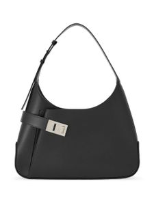 Ferragamo Hobo Gancini-buckle shoulder bag - Noir