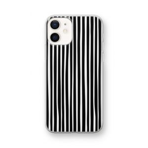 Stripes: iPhone 12 mini Transparant Hoesje