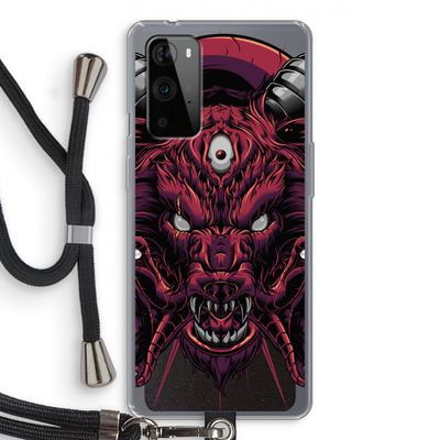 Hell Hound and Serpents: OnePlus 9 Pro Transparant Hoesje met koord