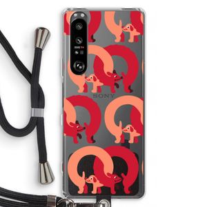 Dogs: Sony Xperia 1 III Transparant Hoesje met koord
