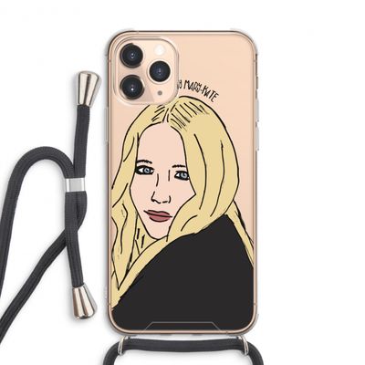 Mary Kate: iPhone 11 Pro Max Transparant Hoesje met koord
