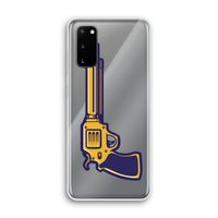 Pew Pew Pew: Samsung Galaxy S20 Transparant Hoesje