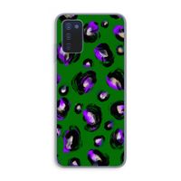 Green Cheetah: Samsung Galaxy A03s Transparant Hoesje