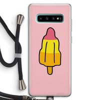 Raketijsje: Samsung Galaxy S10 Plus Transparant Hoesje met koord