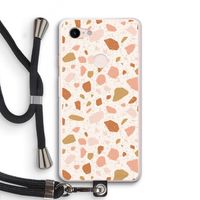 Terrazzo N°18: Pixel 3 XL Transparant Hoesje met koord