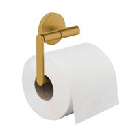Mueller Hilton toiletrolhouder zonder klep geborsteld messing - thumbnail