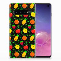 Samsung Galaxy S10 Siliconen Case Fruits