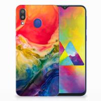 Smartphone hoesje Samsung Galaxy M20 (Power) Watercolor Dark