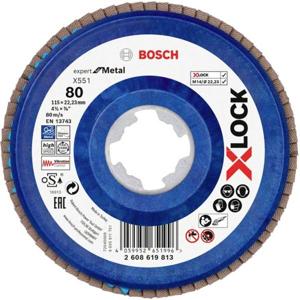 Bosch Accessories 2608619813 X551 Lamellenschijf Diameter 115 mm Boordiameter 22.23 mm 1 stuk(s)