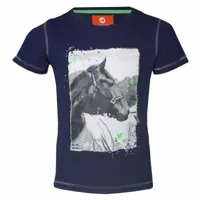 Horka Print T-shirt donkerblauw maat:164