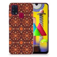 Samsung Galaxy M31 | TPU bumper | Batik Brown
