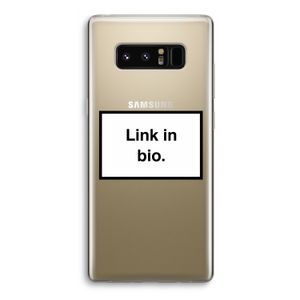 Link in bio: Samsung Galaxy Note 8 Transparant Hoesje