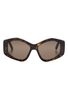 Balenciaga Eyewear lunettes de soleil à monture papillon - Marron