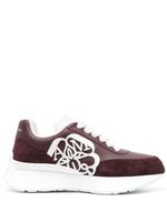 Alexander McQueen baskets Sprint Runner en cuir - Rouge