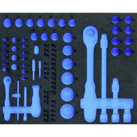 Gedore 2957256 EI-TS CT2-D19-D20 Gereedschapinlegstuk (l x b x h) 316 x 390 x 35 mm