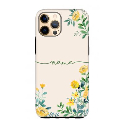 Gele bloemen: iPhone 12 Pro Max Tough Case