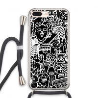Vexx Black Mixtape: iPhone 7 PLUS Transparant Hoesje met koord