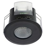 Klemko Aanwezigheiddetector plafond Inbouw PIR LED 800W diameter Zwart