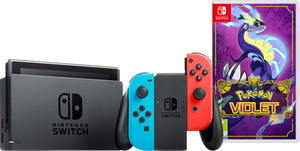 Nintendo Switch Rood/Blauw + Pokémon Violet