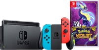 Nintendo Switch Rood/Blauw + Pokémon Violet - thumbnail