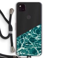 Weerkaatsing water: Pixel 4a 5G Transparant Hoesje met koord