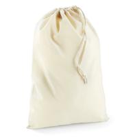 Canvas opberg zakjes/tasjes - wit - 30 x 45 cm - katoen - 8 liter