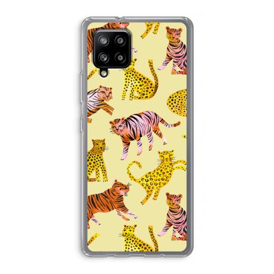 Cute Tigers and Leopards: Samsung Galaxy A42 5G Transparant Hoesje