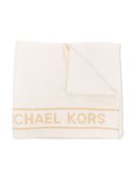 Michael Kors Kids écharpe à logo imprimé - Tons neutres