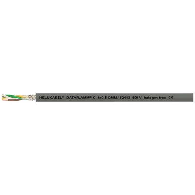 HELU 52416-100 Datakabel 10 x 0.5 mm² Grijs 100 m