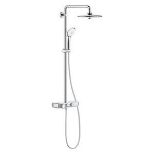 GROHE Euphoria smartcontrol Regendoucheset Opbouw- hoofddouche rond 26cm- 2 functies - handdouche rond - chroom 26509000