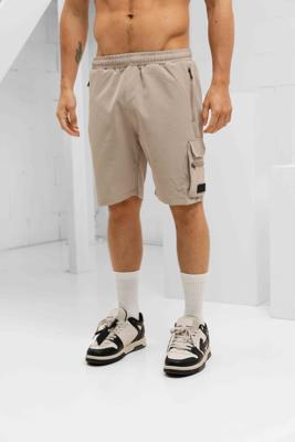 Malelions Technical Cargo Korte Broek Heren Lichtbruin - Maat M - Kleur: Taupe | Soccerfanshop
