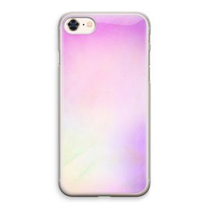 Flow mist pastel: iPhone 8 Transparant Hoesje