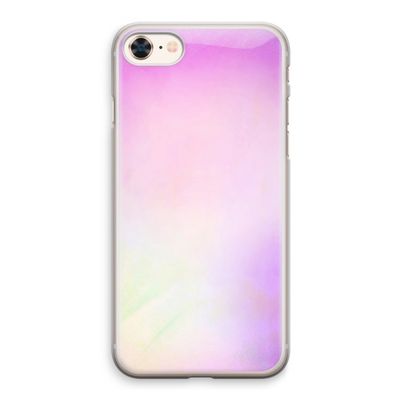 Flow mist pastel: iPhone 8 Transparant Hoesje