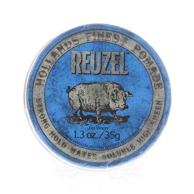 Reuzel Strong Hold Water Soluble High Sheen Pomade Blue 35gr