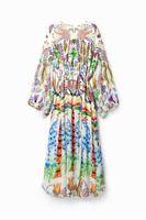Maxi tuniekjurk Stella Jean - WHITE - M