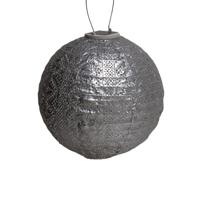Round dia. 30 cm Lace zilver lampion - Lumiz