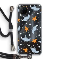 Manta: Huawei P40 Lite Transparant Hoesje met koord Manta: Huawei P40 Lite Transparant Hoesje met koord