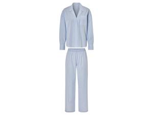 esmara Dames pyjama (Blauw/wit, S (36/38))