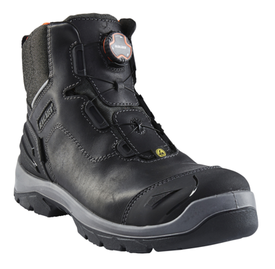 Blåkläder Veiligheidsschoen 2455 S3 Hoog BOA | Zwart/Oranje | Maat 40 - 00.183.009.40
