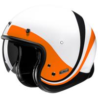 HJC V31 Emgo, Jethelm of scooter helm, Wit Oranje