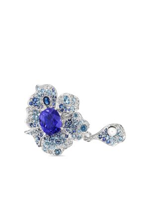 Anabela Chan bague en or blanc 18ct - Argent